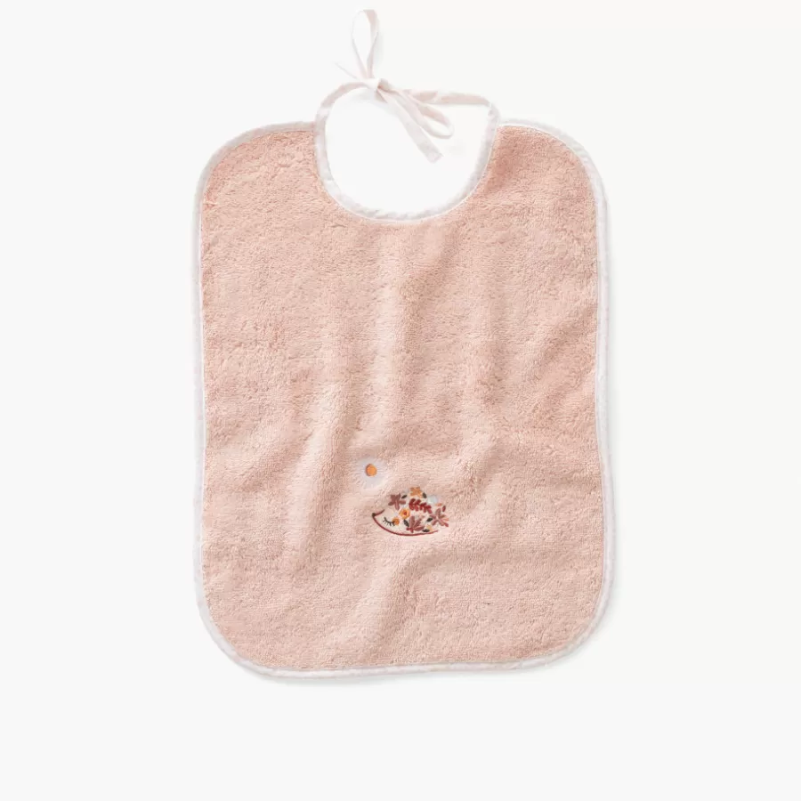 Carré Blanc Bavoirs & Mini-bavoirs | Bavoir coton bio Illumine vieux rose