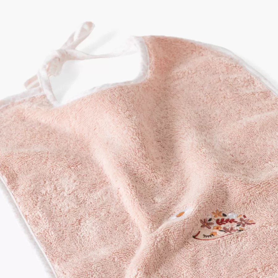 Carré Blanc Bavoirs & Mini-bavoirs | Bavoir coton bio Illumine vieux rose