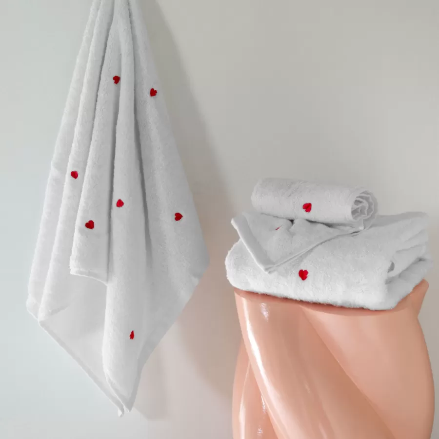 Carré Blanc Coffrets Cadeaux | Draps De Bain | Drap de bain coton Adore blanc