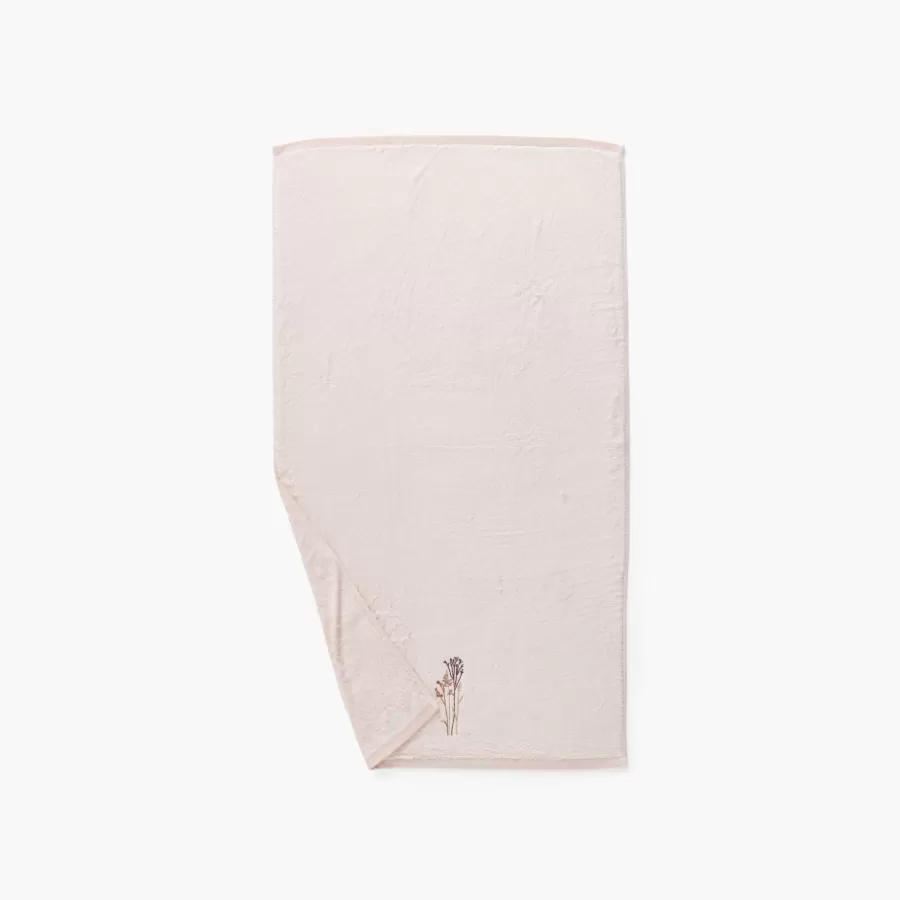 Carré Blanc Coffrets Cadeaux | Draps De Bain | Drap de bain coton et viscose de bambou Aura nude