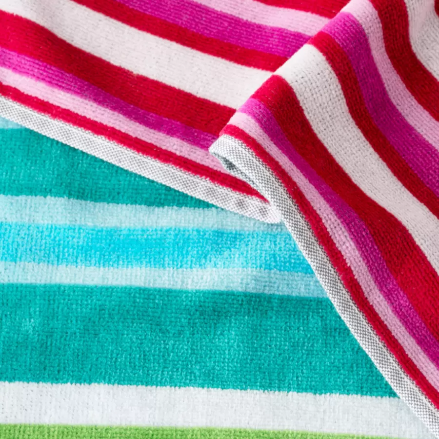 Carré Blanc La Plage | Drap de plage coton Colorfun