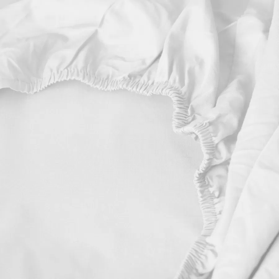 Carré Blanc Draps Housse | Draps Housse | Drap housse percale de coton Neo blanc