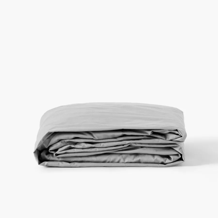 Carré Blanc Draps Housse | Draps Housse | Drap housse percale de coton Neo gris