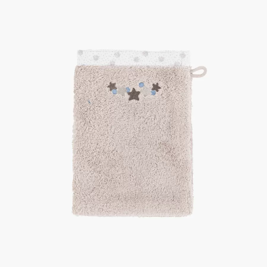 Carré Blanc Gants De Toilette | Gant de toilette coton biologique Devine lin