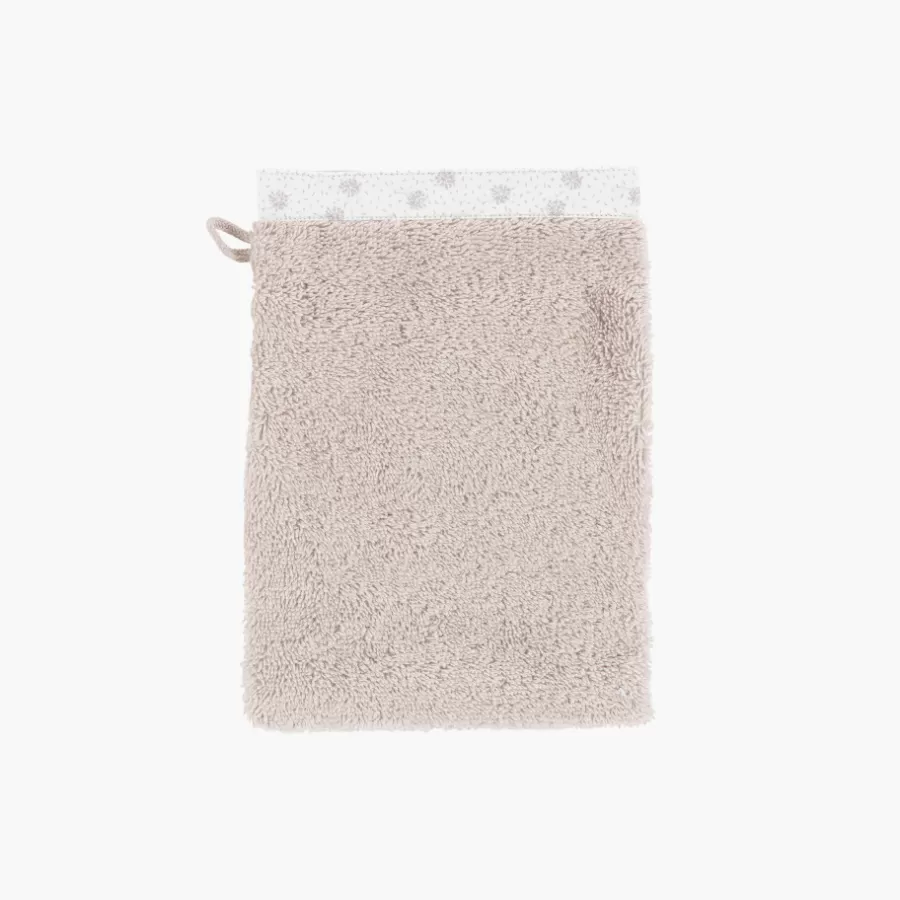 Carré Blanc Gants De Toilette | Gant de toilette coton biologique Devine lin