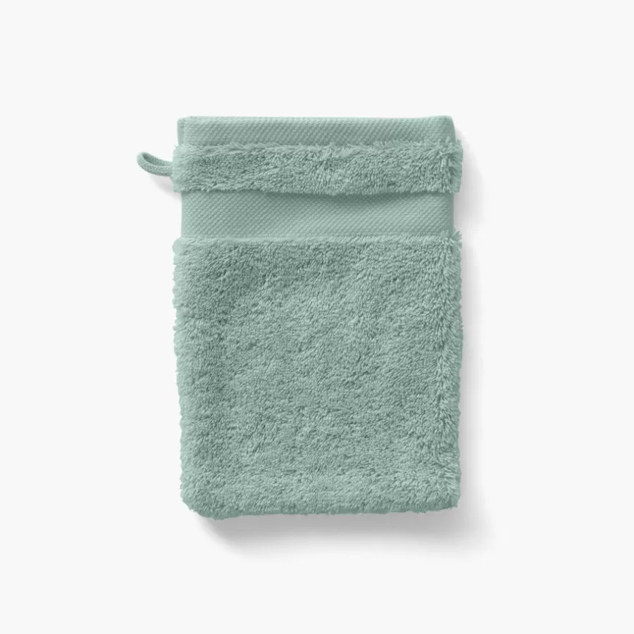 Carré Blanc Gants De Toilette | Gant de toilette coton Lola II argile