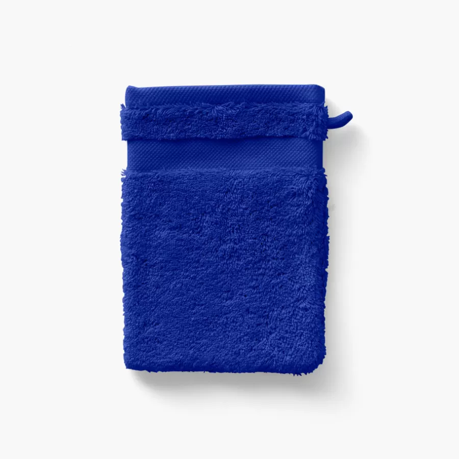 Carré Blanc Gants De Toilette | Gant de toilette coton Lola II cobalt