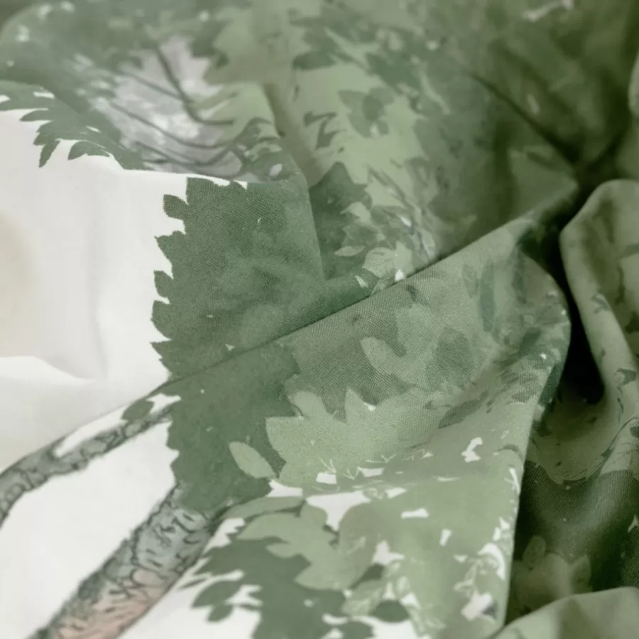 Carré Blanc Housses De Couette | Housse de couette réversible percale de coton lavée biologique Monarbre