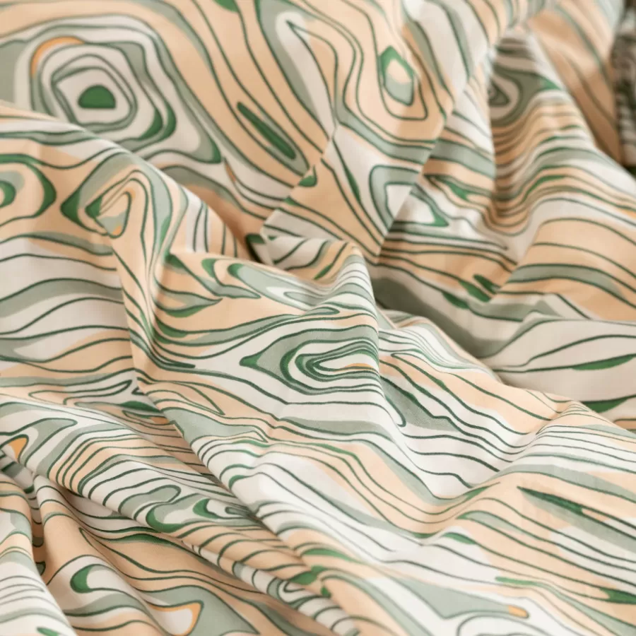 Carré Blanc Housses De Couette | Housse de couette réversible percale de coton lavée biologique Monarbre