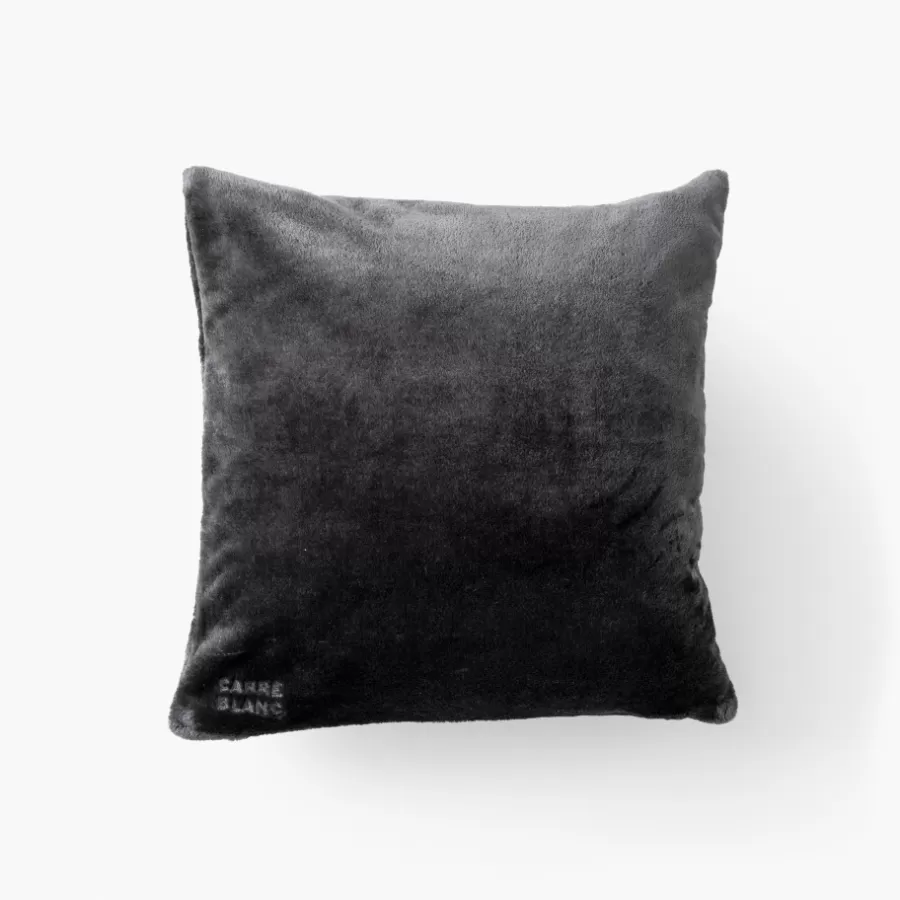 Carré Blanc Housses De Coussin | Coffrets Cadeaux | Housse de coussin polaire Oslo anthracite