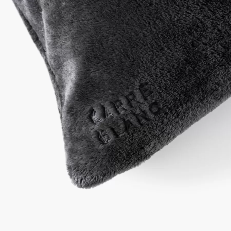 Carré Blanc Housses De Coussin | Coffrets Cadeaux | Housse de coussin polaire Oslo anthracite