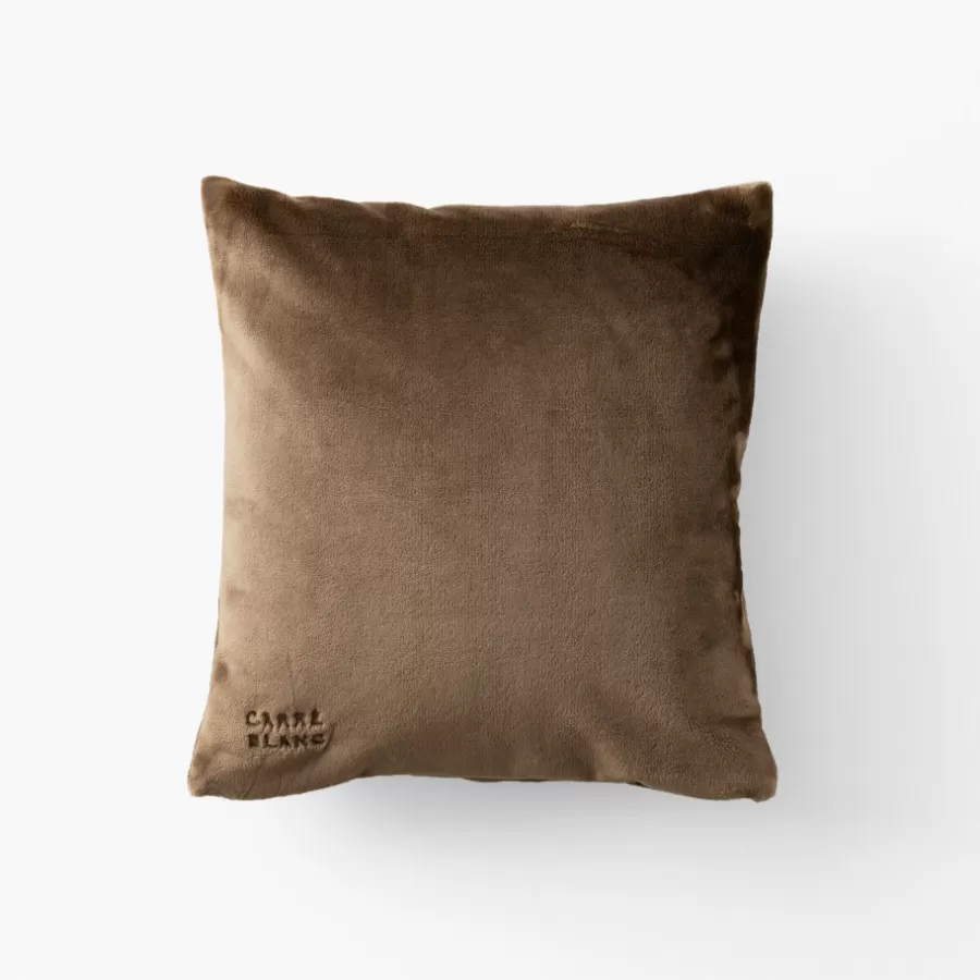 Carré Blanc Housses De Coussin | Coffrets Cadeaux | Housse de coussin polaire Oslo bronze