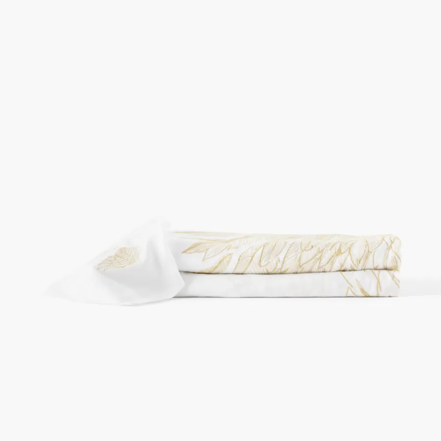 Carré Blanc Nappes | Coffrets Cadeaux | Nappe rectangulaire coton Angel