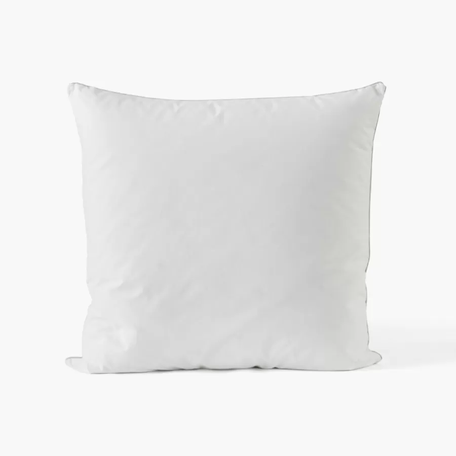 Carré Blanc Oreillers | Oreiller carré mi-ferme duvet et microfibre Kilim