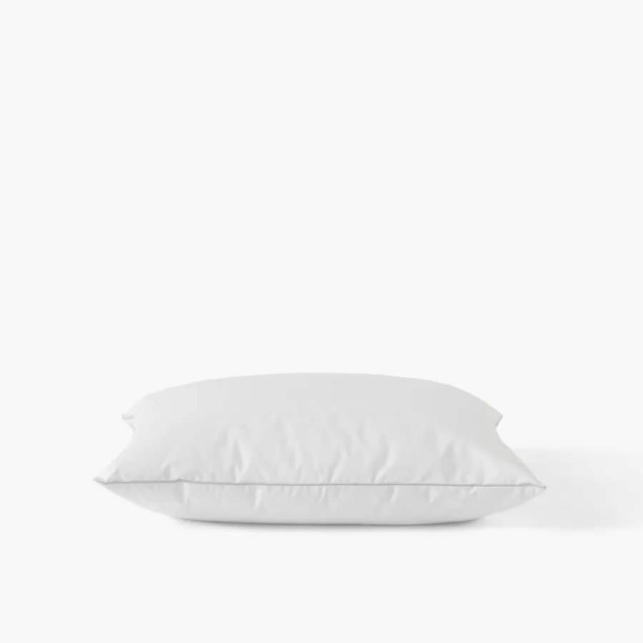 Carré Blanc Oreillers | Oreiller carré moelleux duvet de canard Neige