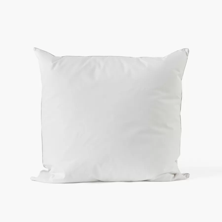 Carré Blanc Oreillers | Oreiller carré moelleux duvet de canard Neige