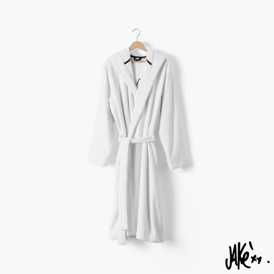 Carré Blanc Coffrets Cadeaux | Peignoirs Homme | Peignoir homme coton Jakè x