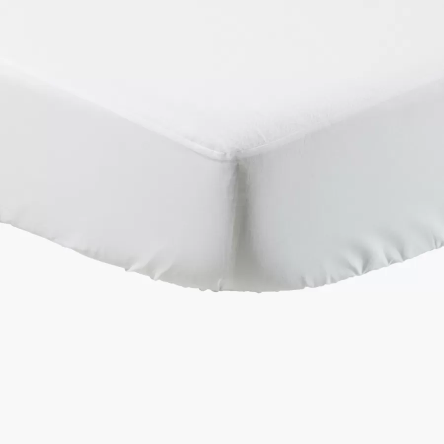 Carré Blanc Protège Matelas & Oreillers | Protège matelas tête et pieds relevables molleton Crépuscule II