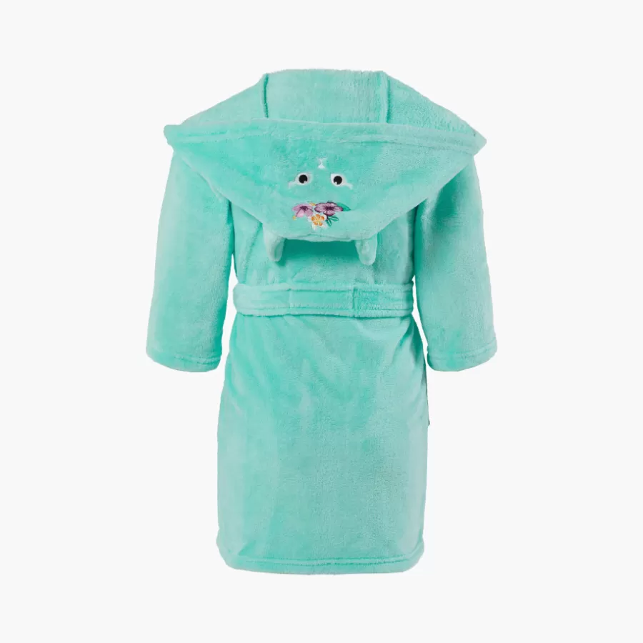 Carré Blanc Robes De Chambre | Robe de chambre enfant polaire à capuche Beachful lagon