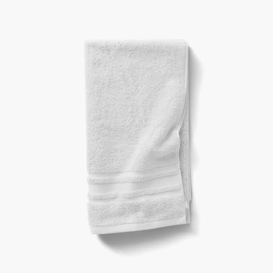 Carré Blanc Serviettes De Toilette | Serviette de toilette coton Lola II blanc