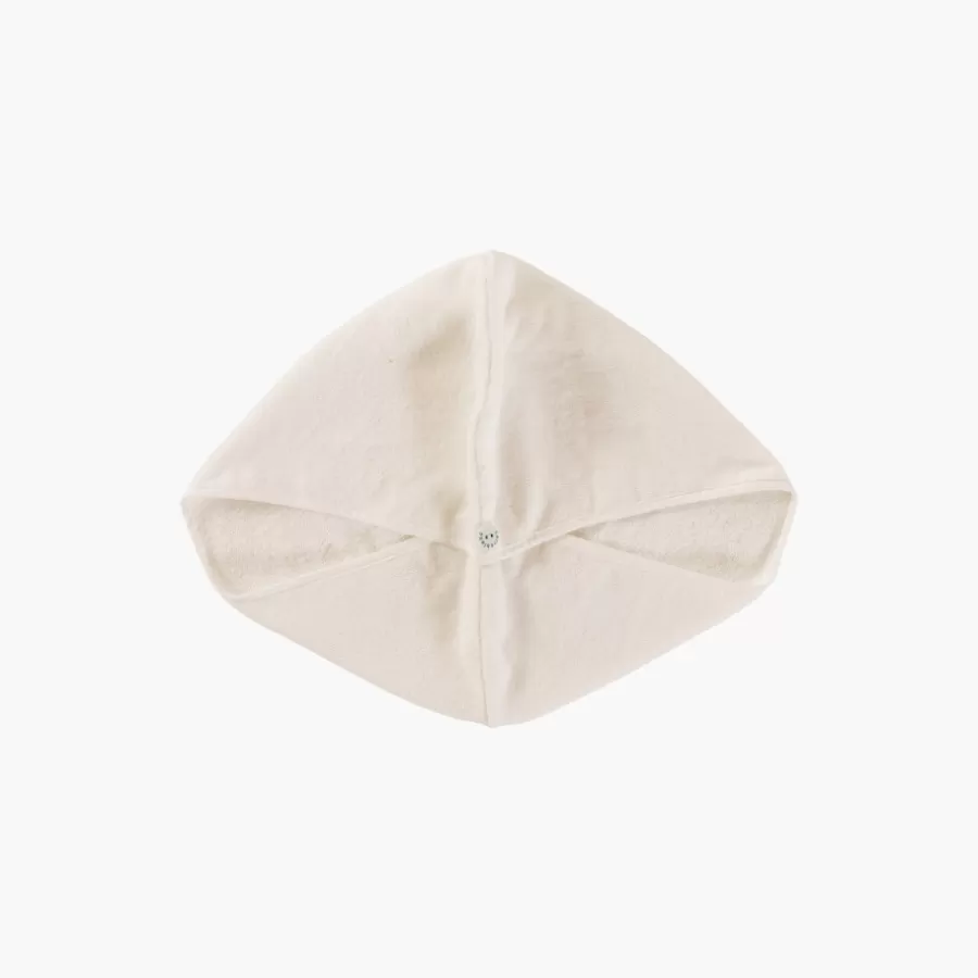 Carré Blanc Coffrets Cadeaux | Accessoires Beauté | Serviette pour cheveux en velours de coton biologique Naturelle naturel