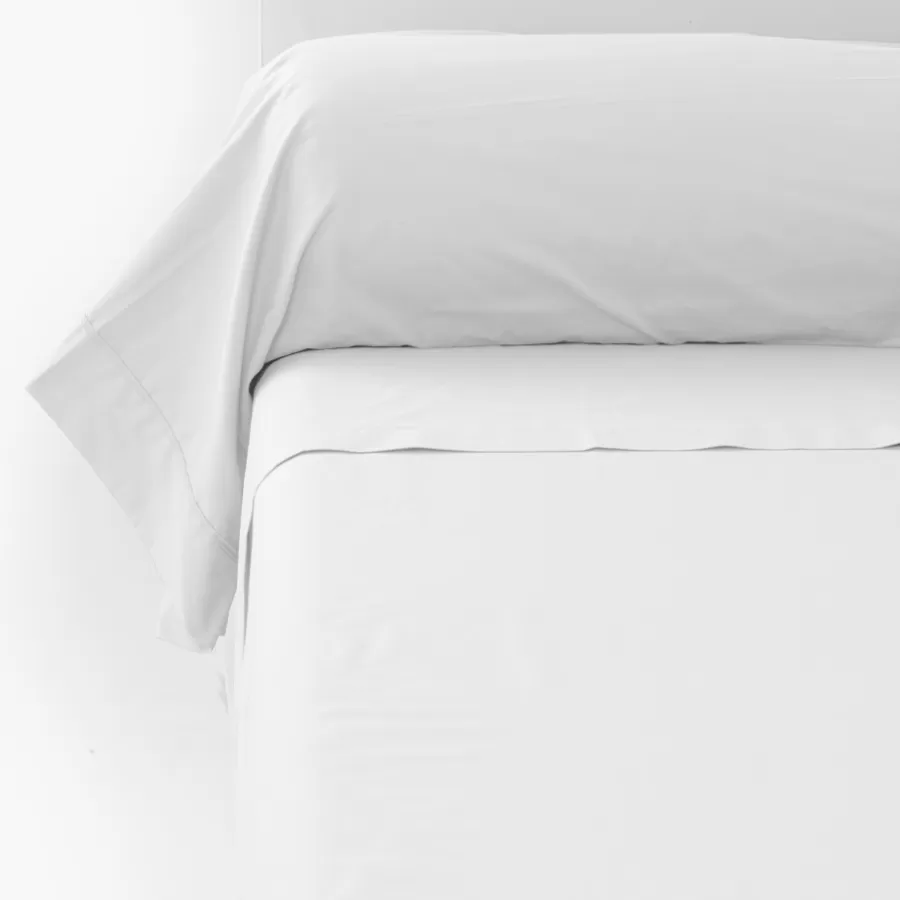 Carré Blanc Taies De Traversin | Taie de traversin percale de coton Neo blanc