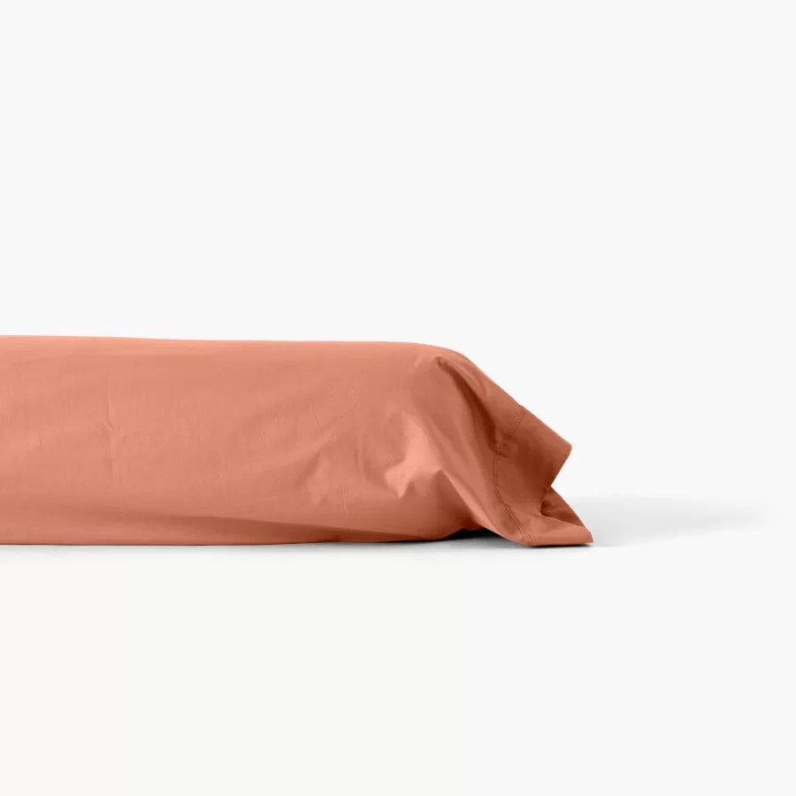 Carré Blanc Taies De Traversin | Taie de traversin percale de coton Neo tomette