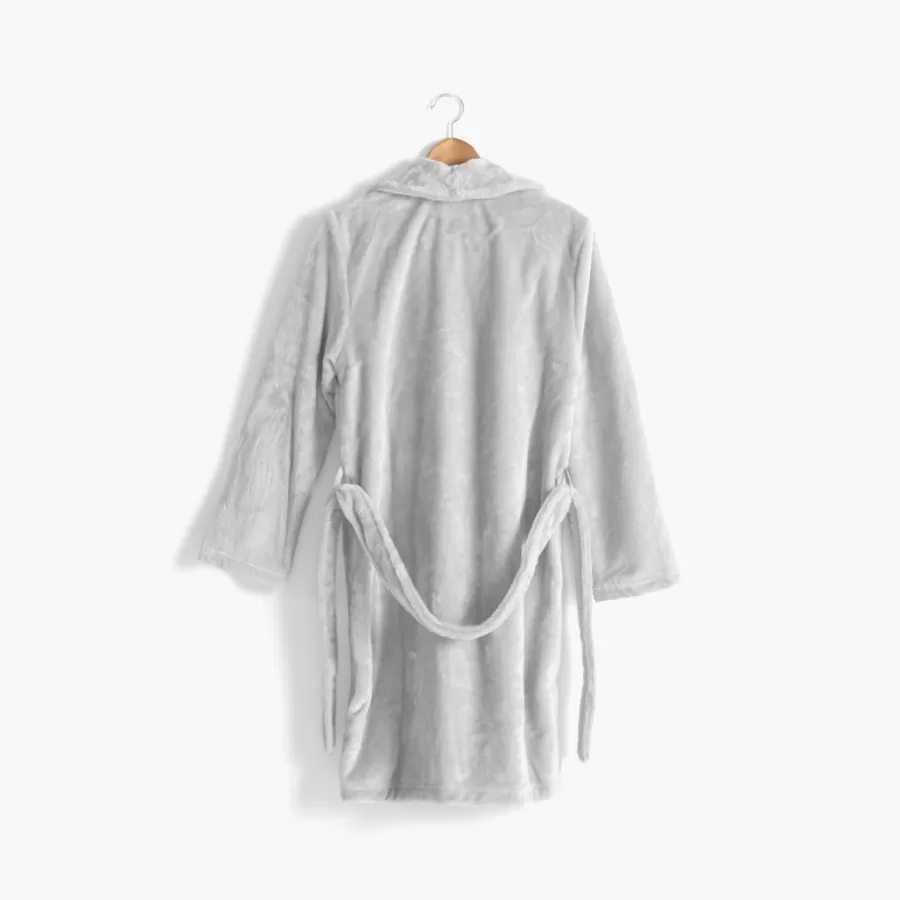 Carré Blanc Coffrets Cadeaux | Robes De Chambre Femme | Veste polaire femme Elena gris clair