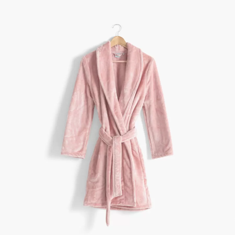 Carré Blanc Robes De Chambre Femme | Veste polaire femme Elena nude